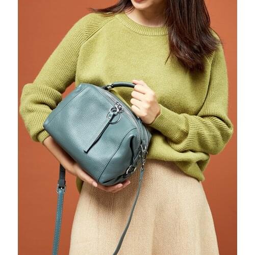 100% Genuine Leather Women Handbag Elegant Fashion Tassel Female Shoulder Bag Brand Designer Natural Skin Crossbody Bags