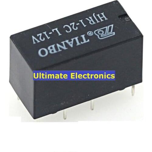 10pcs HJR1-2C-L-12V HJR1-2CL-12V 2A 8feet