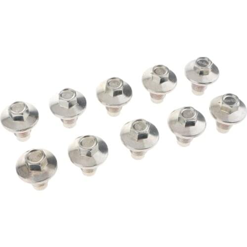 10x Engine Oil Drain Plug Screw Oil Pan Drain Plug for 03-19 Dodge Jeep Chrysler,M14x1.5, 6507741AA
