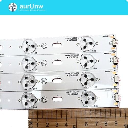 120pieces/lot LED backlight strip for LED39E330CE LED40F3300DC LED40F3300C 35017105 35017106 35016696 35016697
