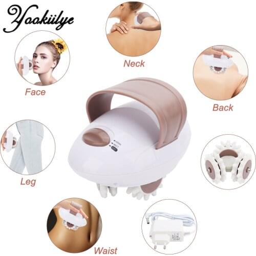 3D Electric Body Slimming Massager Roller For Weight Loss Fat Burning Anti-Cellulite Relieve Tension Body Slim Spa Relax Tool