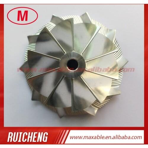 GT15-25 770240-0001U 44.20/60.40mm 10+0 blades turbo billet/milling/aluminum 2618 compressor wheel for 777853-0011