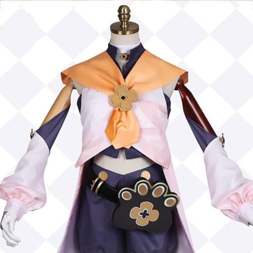 Game Genshin Impact Cosplay Mondstadt Diona Costume Game Suit Lovely Bodysuit Halloween Party Outfit for Women Girls 2021 NEW