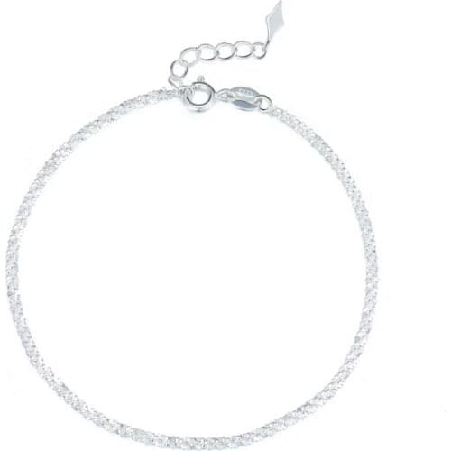 SPC9 Silver Temperament Creative Female Sweet Trendy Resizable Bracelets