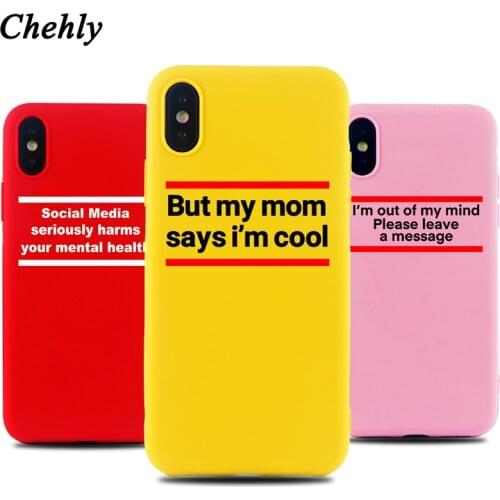 Soft Silicone Phone Case for IPhone 6s 7 8 11 12 Mini Plus Pro X XS MAX XR SE Letters Cases Fitted Anti-fall Accessories Cover