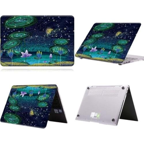 Lotus Flower Paint Anti-slip Laptop Case For MateBook 13/13 AMD Ryzen/14/D14/D15/X 2020/X Pro/Pro 16.1/Honor MagicBook 14/15