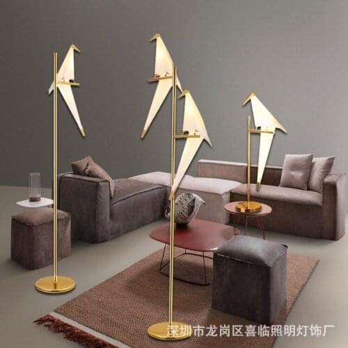 Nordic led glas stand light tripot industrial decor