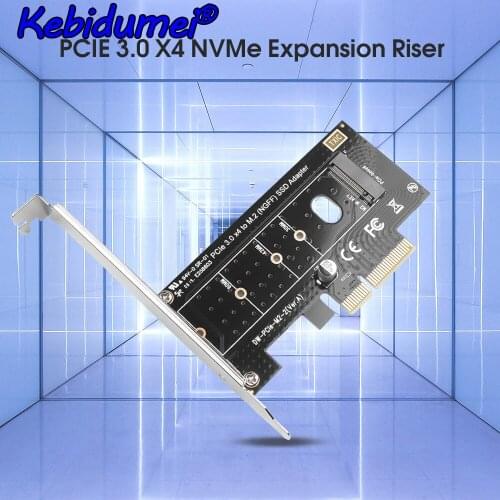 Latest M.2 NVMe SSD NGFF TO PCIE X4 Adapter M Key Interface Card Suppor PCI Express 3.0 X4 2230-2280 Size M.2 FULL SPEED Good