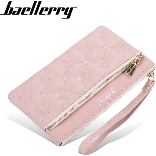 Baellerry New Design Wallet Women Long High Quality Female Clutch Zipper Wallets High-end Card Purses Cell Phone Bag Hot Sale