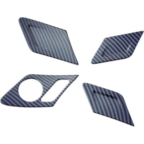 Car Interior Door Handle Panel Cover Trim for Golf 7 7.5 MK 7 2014-2020 Door Seat Lock Button Panel Carbon Fiber