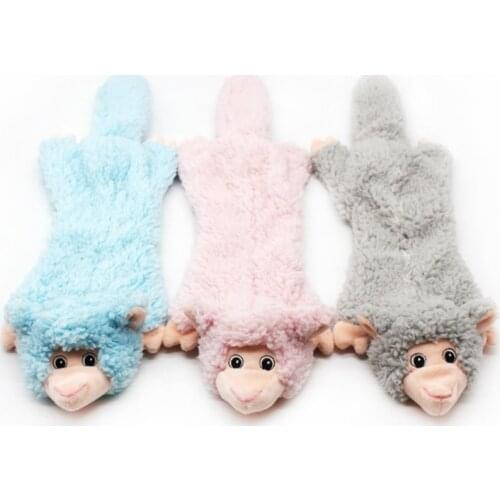 Plush Dog Toys Cartoon Animal Squeak Pet Dogs Cat Chew Squeaking Toy Bite Resistant Cleaning Teeth Dog Chew Puppy Toys