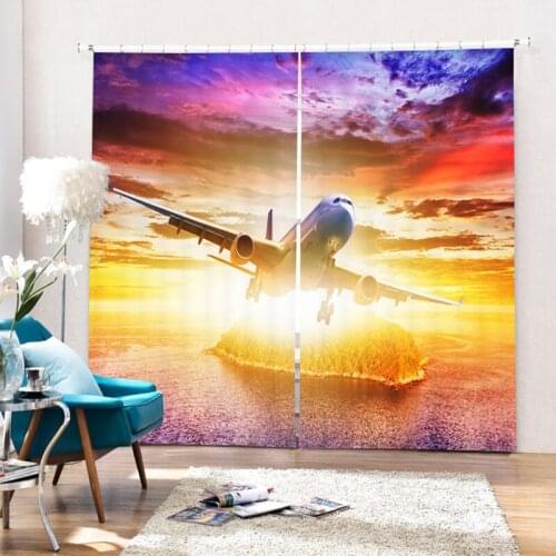 Customized Lavender Luxury 3D Blackout Window Curtain Drapes For Living room Bed room Hotel Wall Tapestry Cortinas