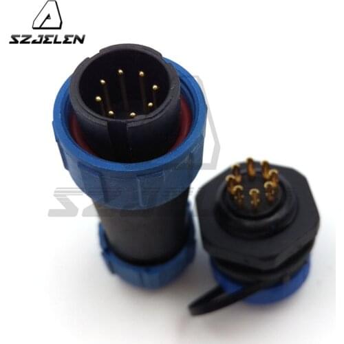 SY1710 , 8pin waterproof connector , Electrical cable connector male and female