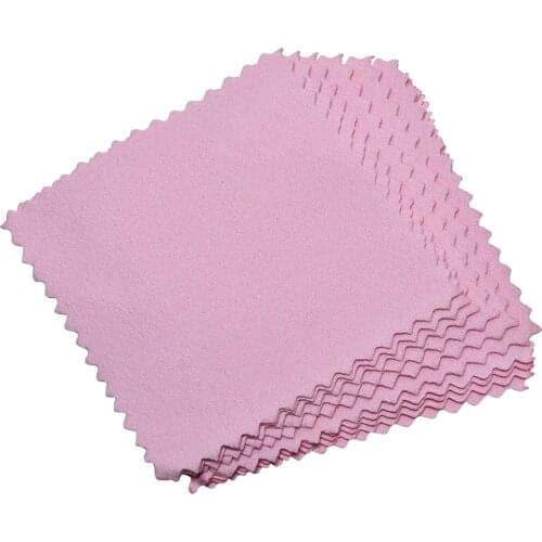 Polishing Cloth Silver Ornaments Cloth 10Pcs Wipe Silver Jewelry Cleaning Cloth Useful Jewelry Tools