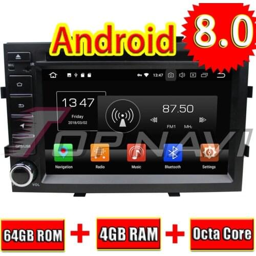 Topnavi Octa Core Android 8.0 Car DVD Autoradio Player for Chevrolet Cobalt Spin/Onix 2012- Magnitol Stereo 2 Din GPS Stereo mp4