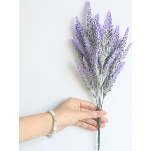 Romantic Provence Decoration Lavender Flower Silk Artificial Flowers Grain Decorative Simulation Plants Artificial Flowers