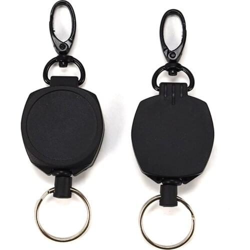 Outdoor Key Chain Clip Automatically Retractable Ring Waist Belt Multifunctional Accessories Bicycle Tools