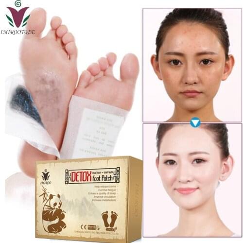 High-quality goods packaging 12sets IMIROO bamboo foot patch, detox pad/foot patch