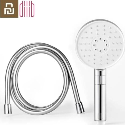 Youpin Dabai Diiib 3 Modes Handheld Shower Head Set 360 Degree 120mm 53 Water Hole with PVC Matel Powerful Massage Shower