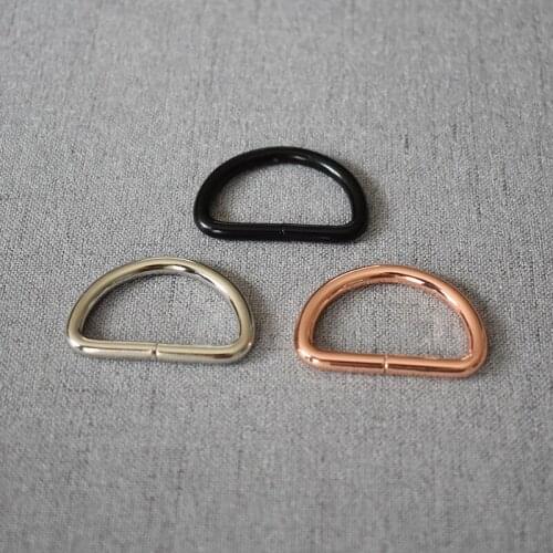1 pcs/pack 32mm Metal High Quality Hand Bag Purse Strap Belt Dog Collar Chain Web D Ring Buckle DIY Heavy Duty Strong Thickness