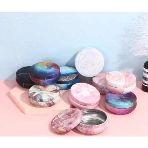 1Pc Vintage Handmade Candles Container Tin Candle Jar Making Kit Sealed Tea Cans Candy Storage Empty Box