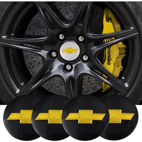 4Pcs 56mm Car Emblem Auto Wheel Center Hub Caps Decal Accessories For Chevrolet Cruze Captiva Camaro Tahoe Z71 Aveo Equinox