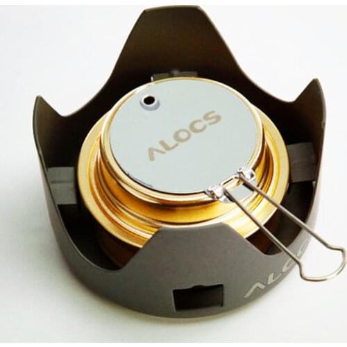 Alocs Outdoor Spirit Stove Camping Hiking Liquid Solid Alcohol Stoves CS-B02