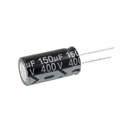 50pcs 150UF 400V 400V150UF 18*35mm Aluminum Electrolytic Capacitor