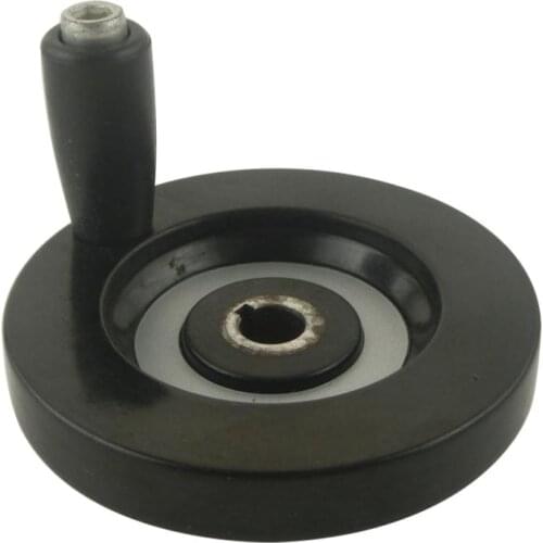 Bakelite Revolving Handle M12/16/18/22 Black Hand Wheel for Milling Machine