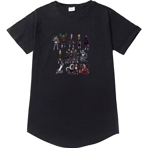 T-Shirt Men Short Sleeve Anime High Quality Streetwear T Shirts Men Child Gift Tshirt Tops Summer Style Tee 2XL