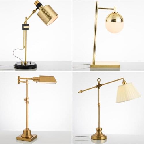 Nordic lamp style decoration reading desk desk desk lamp post modern simple art designer bedroom living room lamp