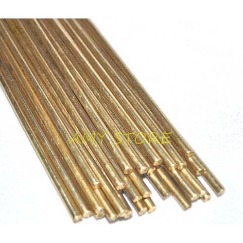5pcs Brass Rods Wires Sticks Electrode 1.0/1.2/1.3/1.5/1.6/1.8/2.0/2.2/2.5/3.0x 500mm Gold Repair Welding Brazing Soldering Rod