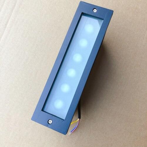 Outdoor Waterproof 12W LED Underground Light 6x2W Inground Garden Path Floor Buried Yard Spot Landscape AC85-265V DC12V