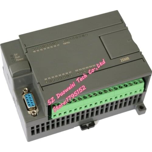 PLC industrial control board FX1N 2N 25MR online download monitoring text touch screen power to maintain