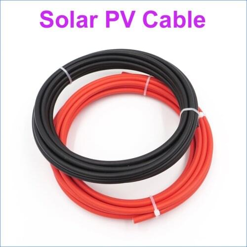 Solar PV cable 100 meter solar photovoltaic cable 4mm2 solar cable red/Black available TUV