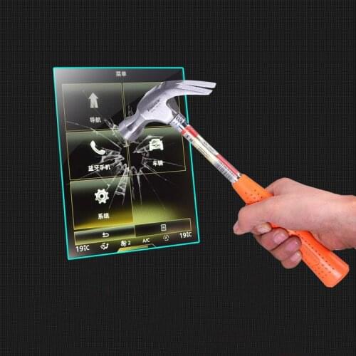 Car Styling GPS Navigation Screen Steel Protective Film For Renault Koleos for Samsung QM6 2017 2018 Car Sticker