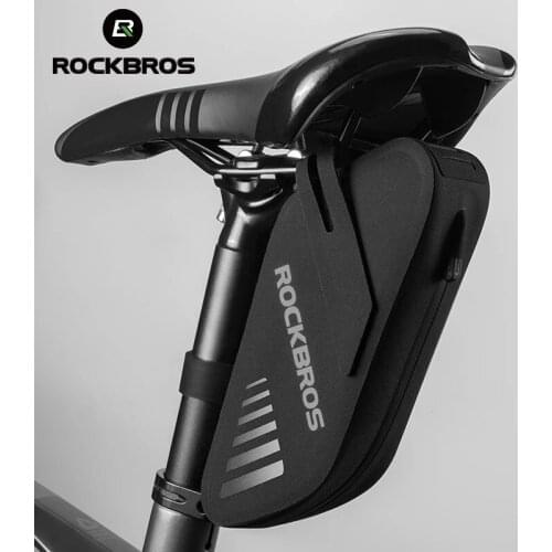 ROCKBROS Bike Tail Bag Bicycle Bag Waterproof Bike Saddle Bag MTB Rear Seatpost Bike Repair Tool Bags Cycling Seatpost Rear Bags