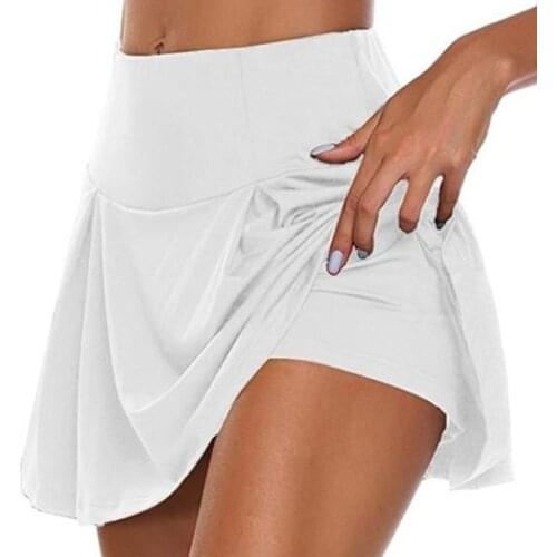 Skirt Shorts Womens Professional Sports Fitness Running Shorts lady Tennis Shorts Skirt Anti Exposure Tennis Skirt Shorts