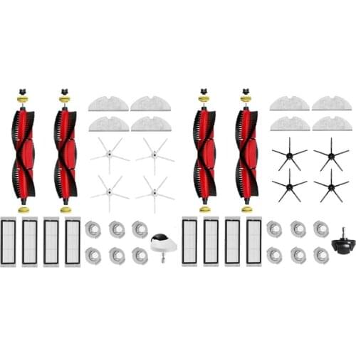 Replacement Accessories Parts for Xiaomi Roborock S50 S55 S6 Robot Vacuum Cleaner HEPA Filter Brush Mop Cloth Kit