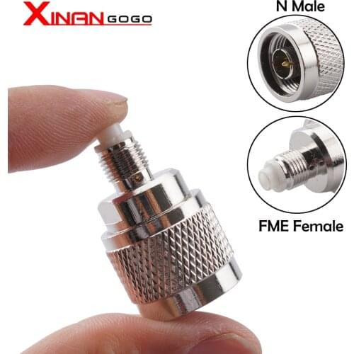 1pcs RP Coaxail Adapter N Male to FME Connector N Type Male Connector To FME Male Female