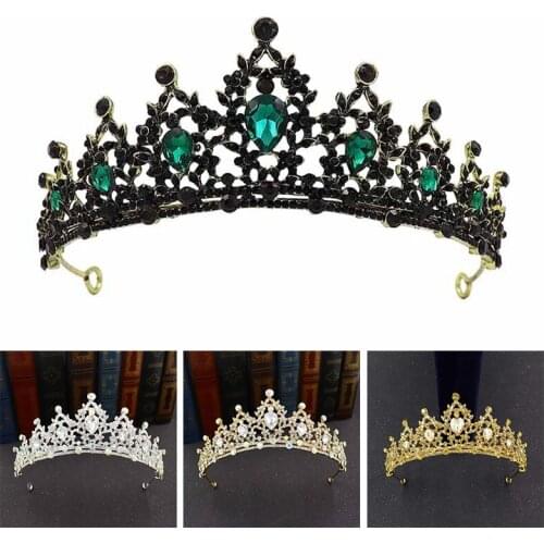 1PC Water Drop Rhinestone Tiaras Women Crown Hair Band Bride Jewelry Wedding Hair Accessories Girls Princess Headpiece
