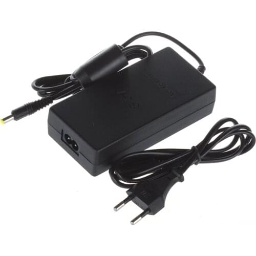 10pcs a lot EU Plug AC Adapter Charger Cord Cable Supply Power For PS2 Console Slim Black