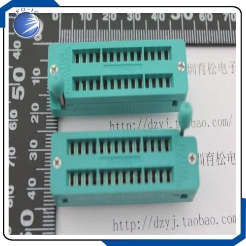 2PCS/LOT Narrow body IC locking seat 28P seat chip base socket 28PIN