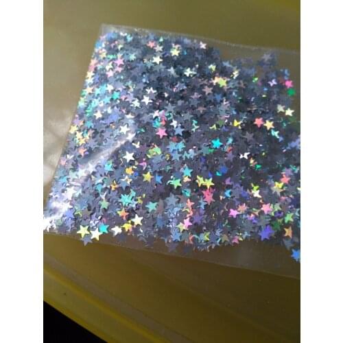 3mm Star Confetti Metallic Foil Stars Sliver Sequins UV gel polish for Party Wedding Decorations DIY Crafts Nail Art Accessories