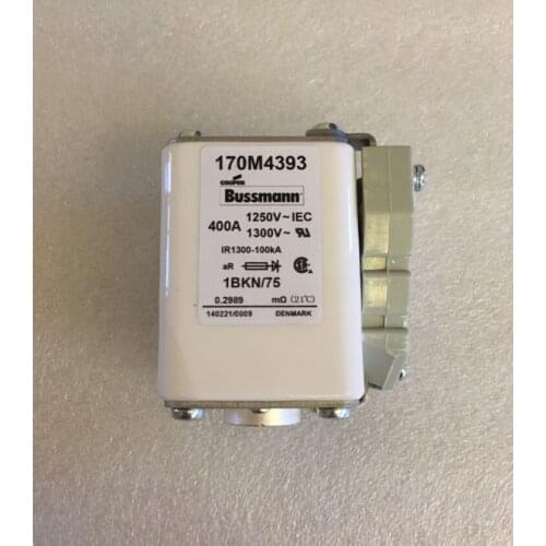 3pcs Bussmann Fuses 170M4393 400A 1250V hrc fuse link for circuit protection