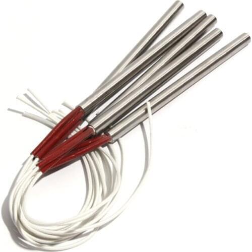 5PCS 10mm Diameter 190~220mm Cylindrical 110/220/380V Heating Tube 304SUS Single-End Heater 590/620/650/690W Electric Mold