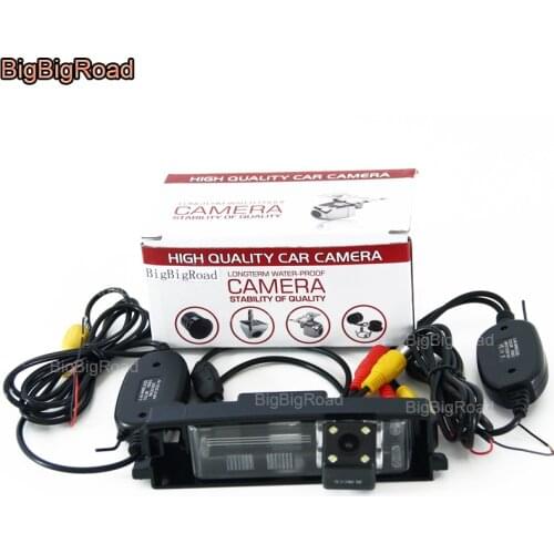 BigBigRoad For chery tiggo 3 2009 / A3 Sedan / RELY x5 Wireless Camera Car Rear View Backup Reversing CCD Camera night vision