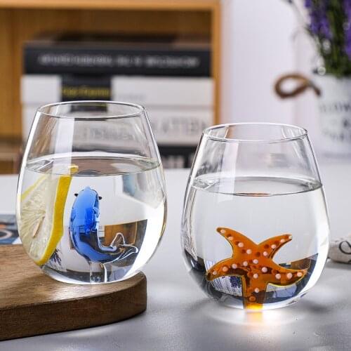 Spot Creative Animal Glass Water Cup Womens Cute Cup Gift Fashion Glass Holiday Gift Juice cup breakfast cup
