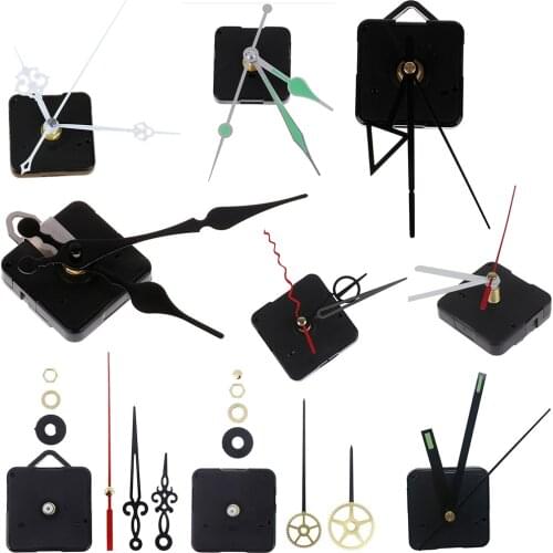 DIY Clock Hollow Heart Metal Texture Creative Wall Clock Retro Wall Clock Movement Accessories Black Hands Repair Kit