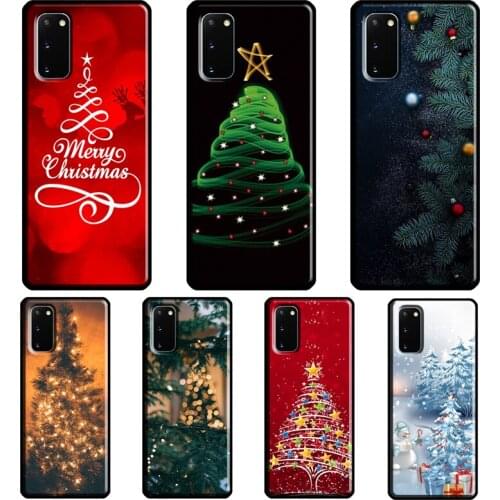 Merry Christmas Tree Case For Samsung Galaxy S21 Ultra S20 FE Note 20 Ultra Note 9 10 S8 S9 S10 Plus S10e Cover
